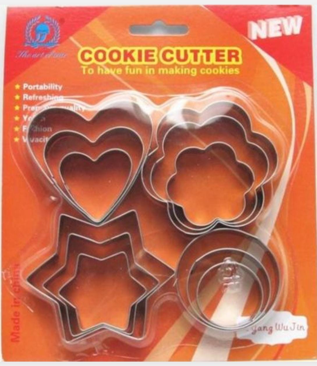Cookie cutter different shapes aluminum kitchen cookies cutter...available in different shapes