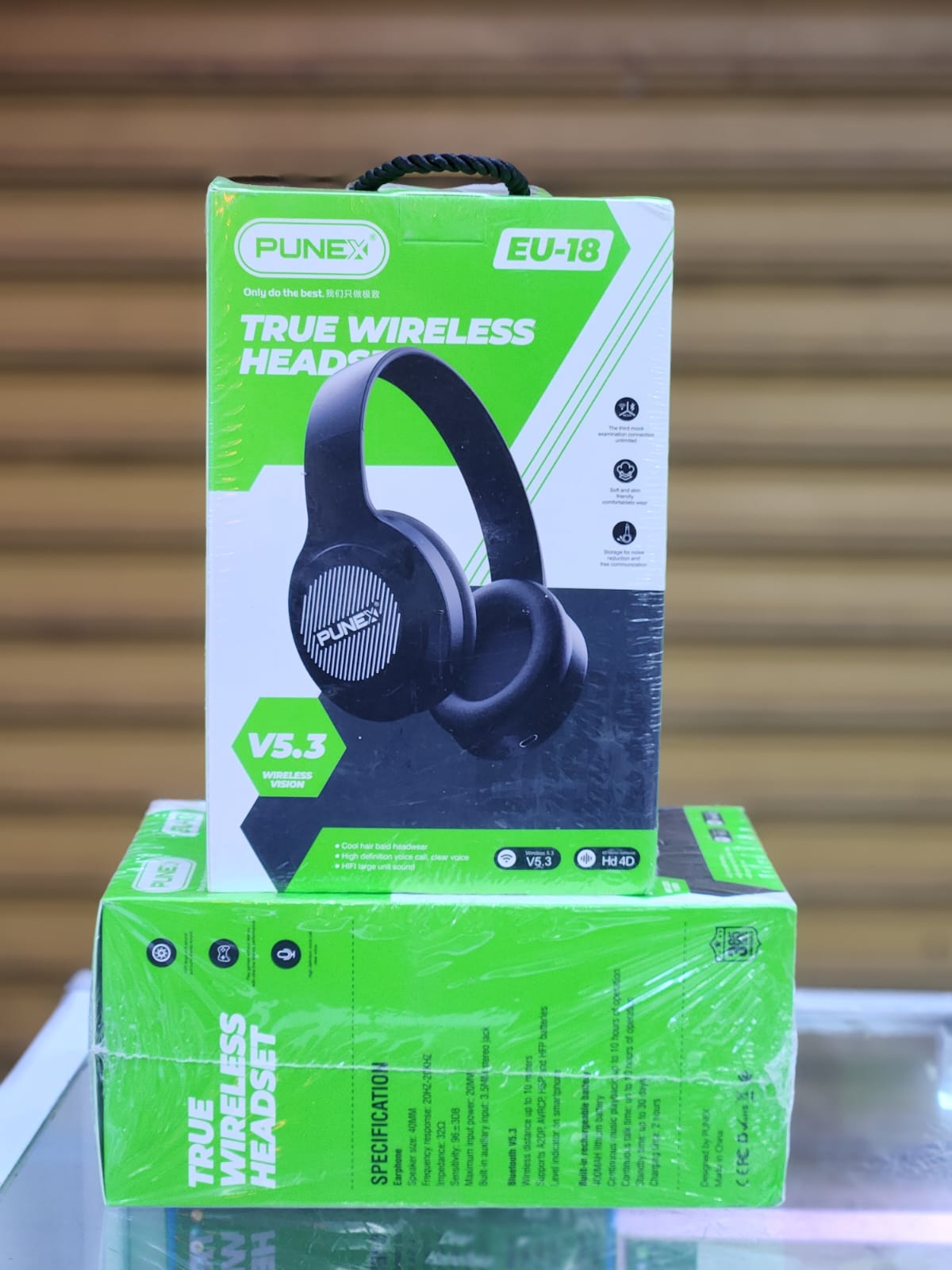 Punex EU-18 True Wireless Headset – V5.3 Bluetooth Reception