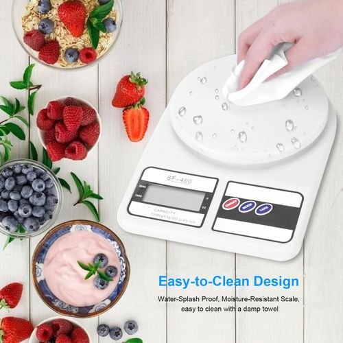 Digital Food Scale 10kg/1g Kitchen Scale For Cooking Baking with Accurate LCD Display