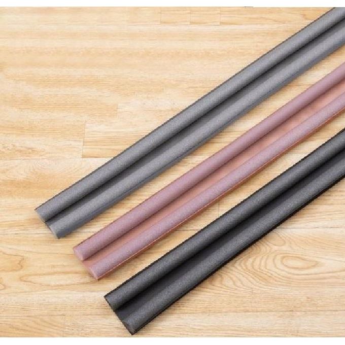 Bottom Door Sealer Strip 1 Meter Long – Stripping for Door Bottom, Blocks Draft, Dust, Noise and Insects Under Doors
