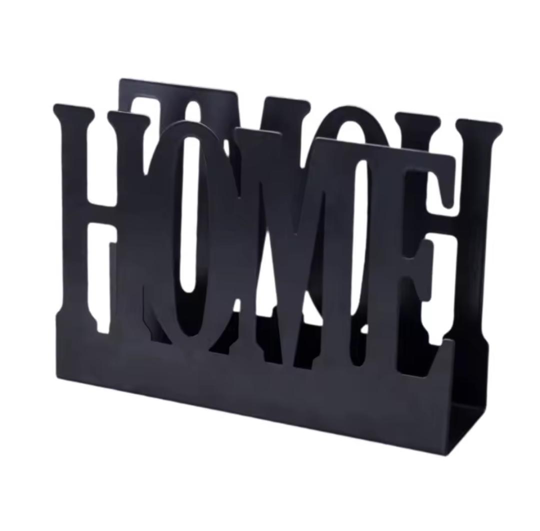 SERVIETTE HOLDER STAINLESS METALLIC THAT DOESNT FDE AND HOLDS MANY TISSUES, A FANCY DESIGN TO ELEVATE YOU DINING AREA
