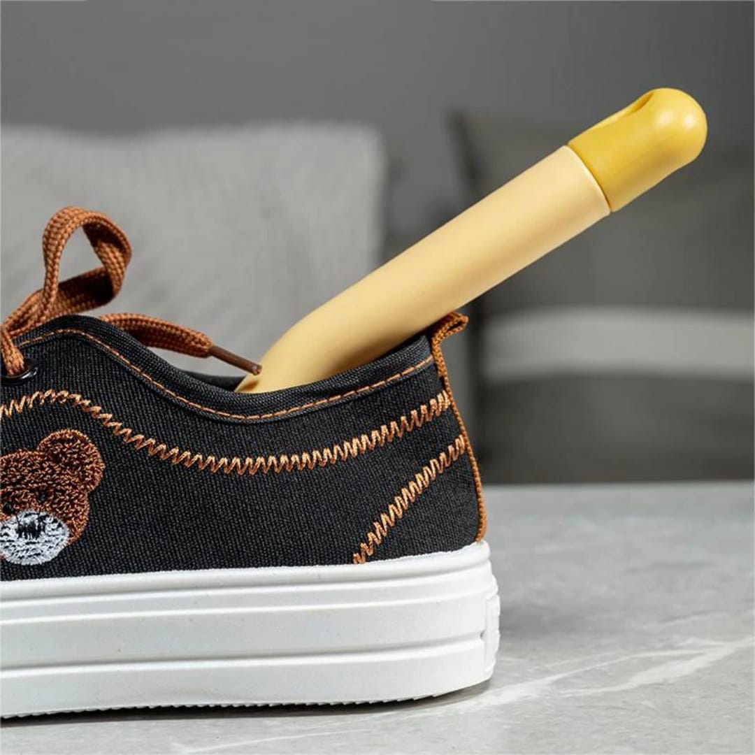 Shoe Brush ,Cleaning Brush Soft Bristle, Long Handle Multi-Angle, Shoe Care, Cleaner Suede Brush Footwear Crevice Tool - Random Colors, also used to clean feet since its soft.