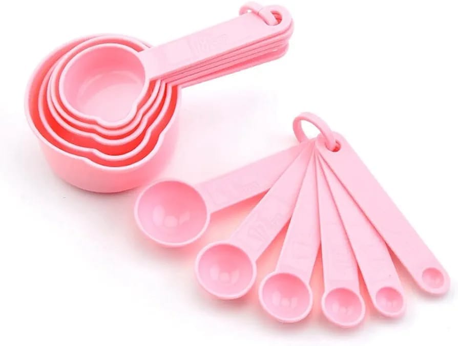 11pcs Measuring Tools Set Kitchen Measuring Spoon Measuring Cup Teaspoon Sugar Spoon Cake Baking Flour Measuring Cup Kitchen Spoon Baking Measuring Cup Accessories