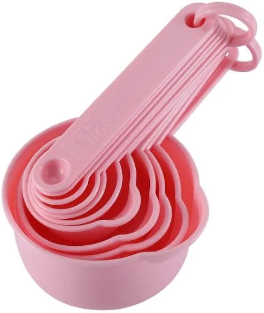 11pcs Measuring Tools Set Kitchen Measuring Spoon Measuring Cup Teaspoon Sugar Spoon Cake Baking Flour Measuring Cup Kitchen Spoon Baking Measuring Cup Accessories