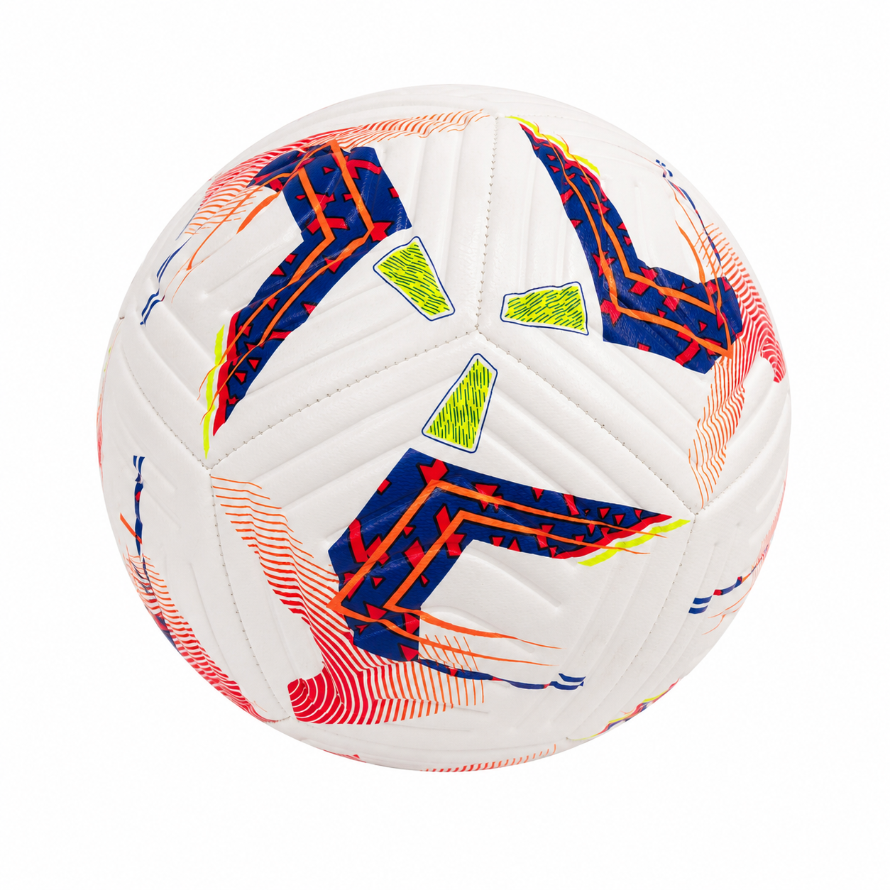 Premium Training Football - Size 5 High-Quality PU Leather Soccer Ball with Textured Surface & Reinforced Stitching for Practice & Casual Matches