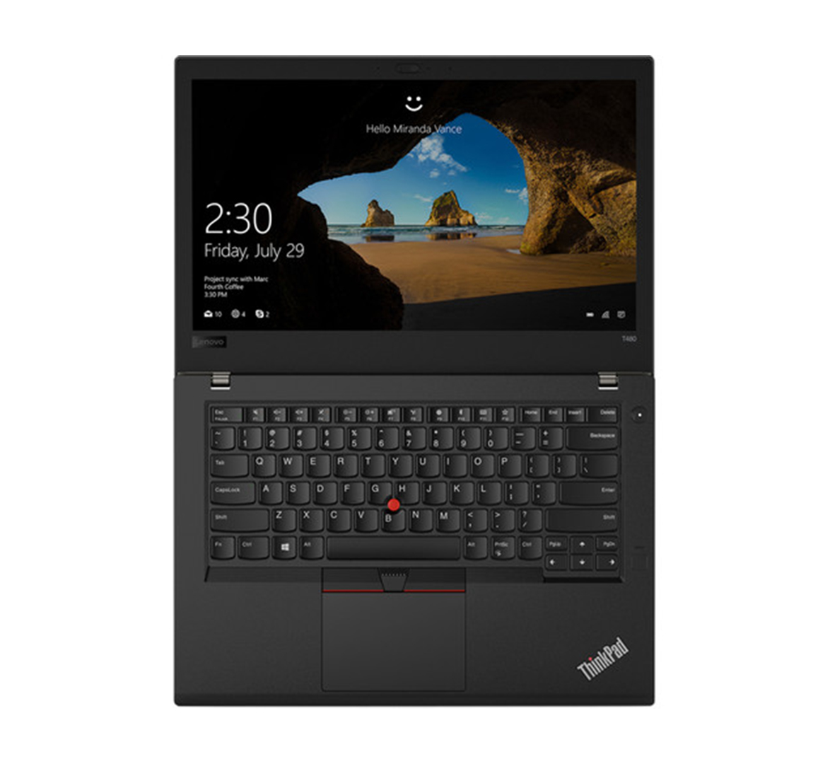 Refurbished Lenovo ThinkPad T480s Business Laptop, Intel Core i5-8th Generation CPU, 8GB RAM, 256GB SSD, 14 inch Display, Windows 11 For Student & Office Professional Use