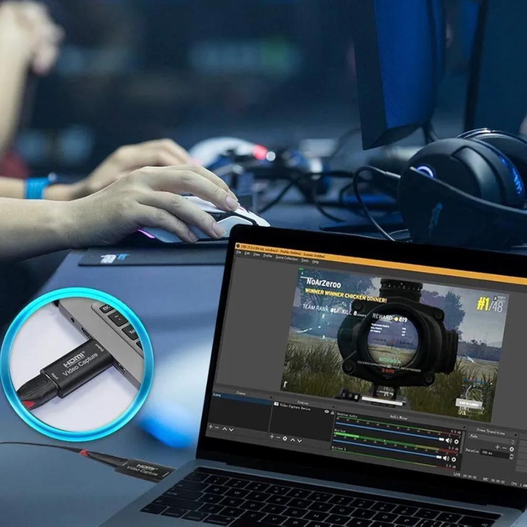 4K HDMI Video Capture Card USB 3.0 Cam Link Adapter for PC Live Streaming Gaming