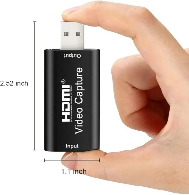 4K HDMI Video Capture Card USB 3.0 Cam Link Adapter for PC Live Streaming Gaming