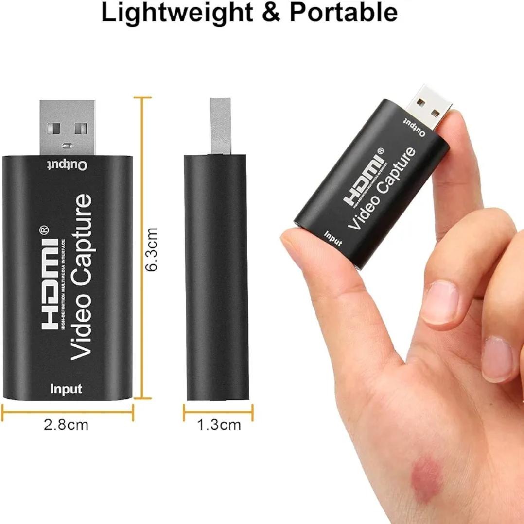 4K HDMI Video Capture Card USB 3.0 Cam Link Adapter for PC Live Streaming Gaming