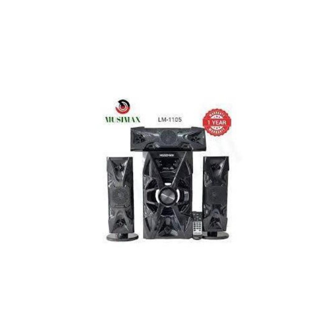 Musimax multimedia subwoofers , budget-friendly home audio and theater speaker system, offering deep X-Bass performance, versatile connectivity, and high PMPO power ratings ranging