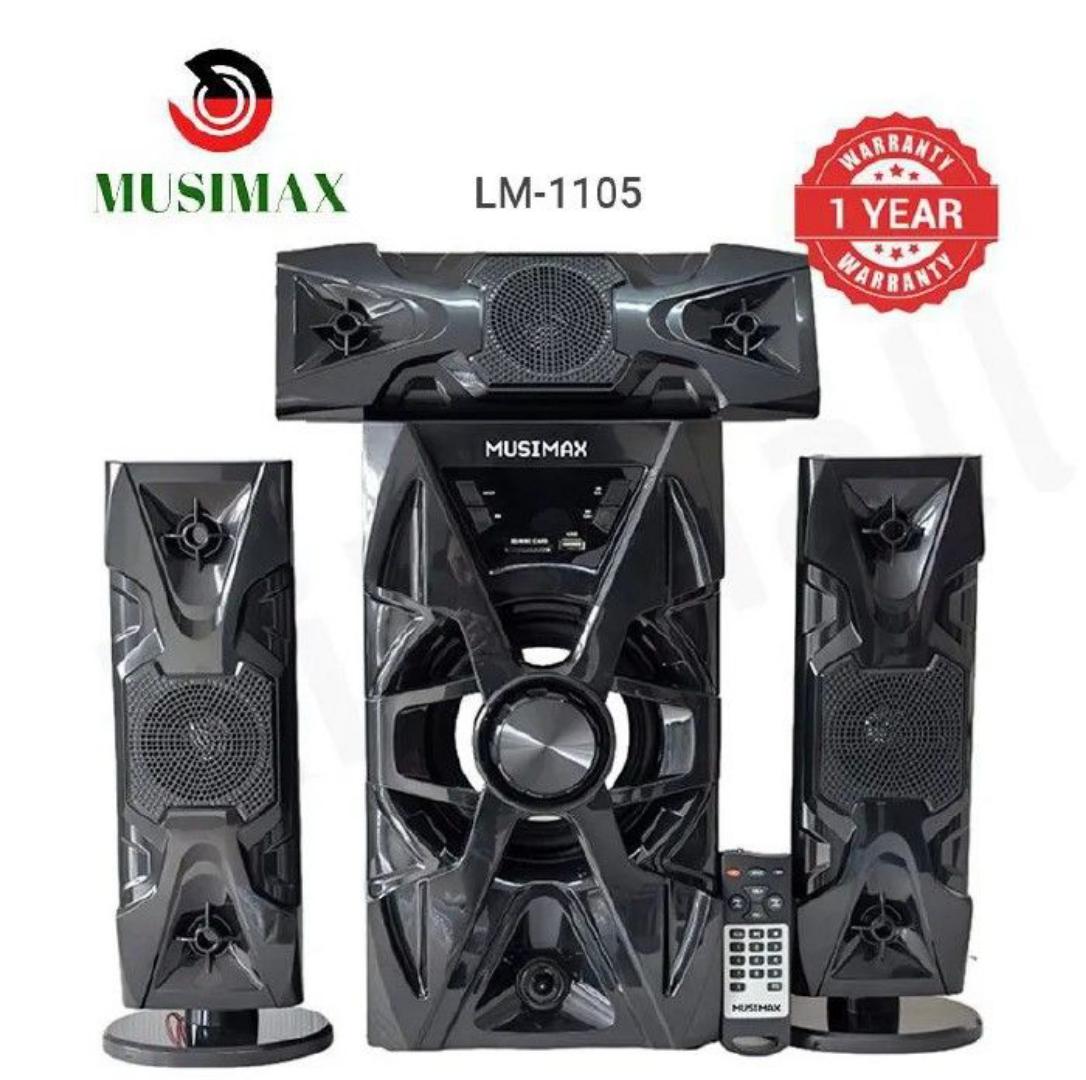 Musimax multimedia subwoofers , budget-friendly home audio and theater speaker system, offering deep X-Bass performance, versatile connectivity, and high PMPO power ratings ranging