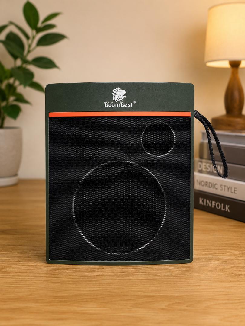 Boombest ln1036 portable Bluetooth tooth wireless speaker, FM Radio, Aux, USB card, with powerful bass speaker and a tweter