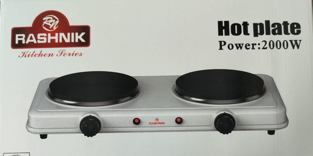 Rashnik Double Hot Plate Electric Cooker 2000W