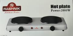 Rashnik Double Hot Plate Electric Cooker 2000W