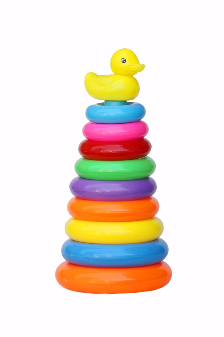 Rainbow Ring Stacking Tower Toy – Early Educational Montessori Stacking Rings for Kids, Baby Learning Toy for Hand-Eye Coordination (6–36 Months)