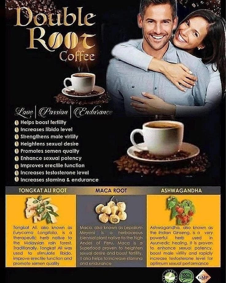 Double Root Instant Herbal Coffee – Smooth Coffee Beverage with Black Maca & Natural Herbal Blend