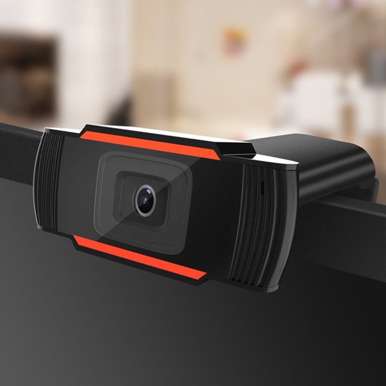 720P HD USB Wired Webcam with Microphone for Laptop Desktop Computer Online Classes Video Calls Streaming