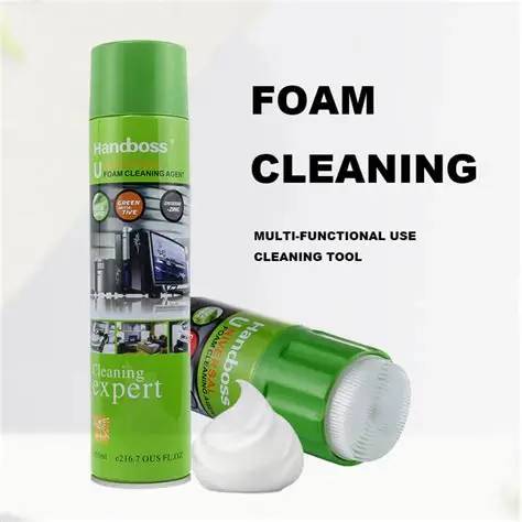 HANDBOSS Multipurpose Foam Cleaner Spray 2 Pack Car Interior Sofa Carpet Upholstery Stain Remover 650ml x 2