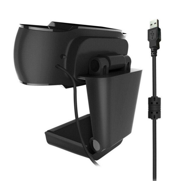 720P HD USB Wired Webcam with Microphone for Laptop Desktop Computer Online Classes Video Calls Streaming