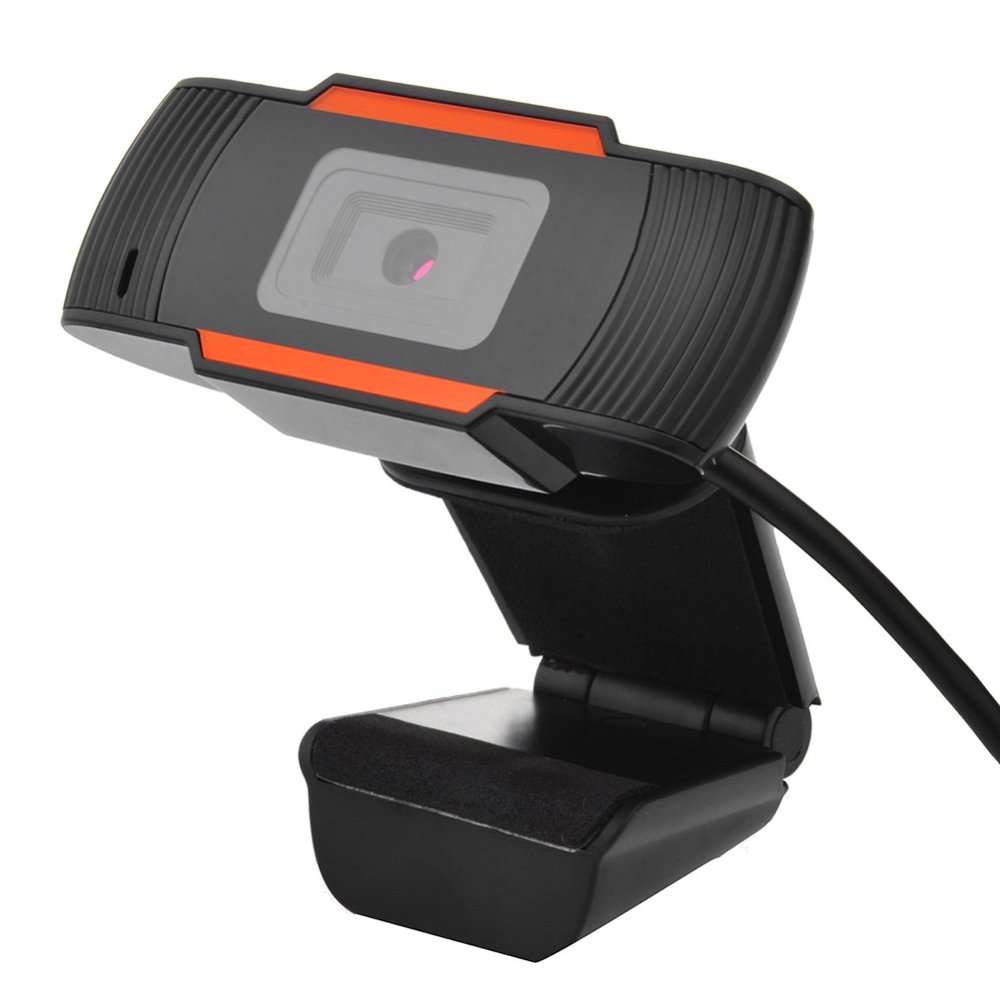 720P HD USB Wired Webcam with Microphone for Laptop Desktop Computer Online Classes Video Calls Streaming