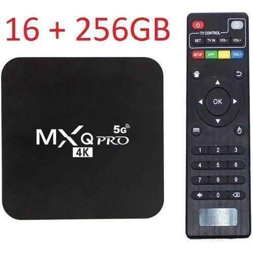 Mx Pro Android Tv Box Smart TV Box – 16GB RAM, 256GB ROM, 4K Ultra HD, Wi-Fi, Bluetooth,