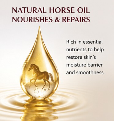 CINDYNAL Horse Oil Moisturizing Hand & Foot Cream for Dry Cracked Skin Repair 120g