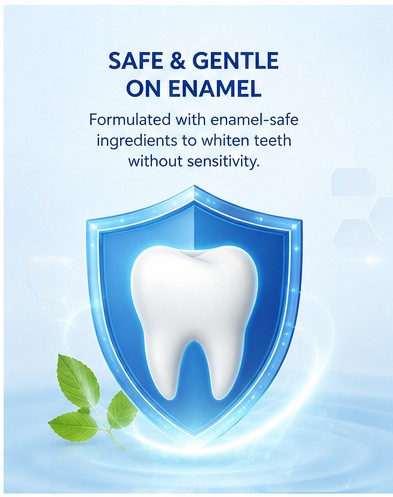5D White Teeth Whitening Strips – 28 Enamel-Safe Whitening Strips for 14-Day Treatment, Removes Coffee Tea Wine and Smoking Stains, Visible Results in 3 Days, Easy At-Home Teeth Brightening Kit