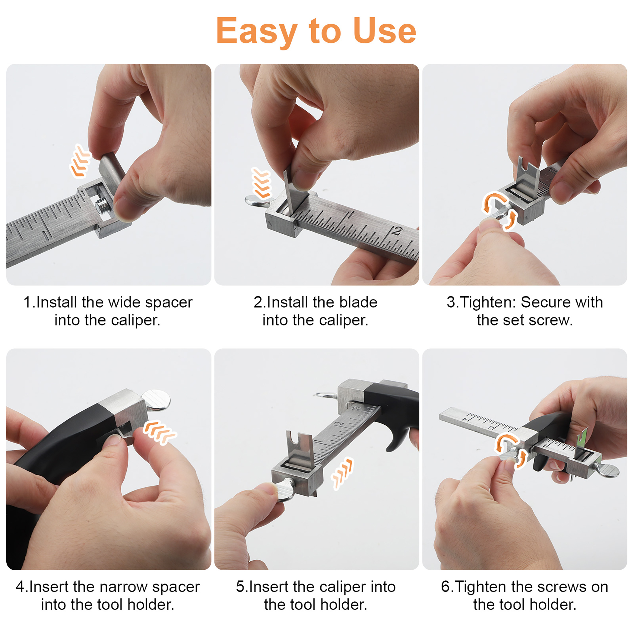 Leather Working Edge Cutter Tool, Adjustable Leather Strap Cutting Tool with 3 Blades for DIY Craft Projects