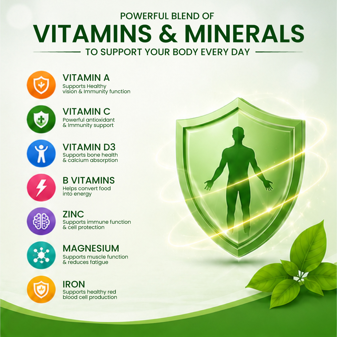 Nutriaf Multivitamin & Mineral Tabs 30's