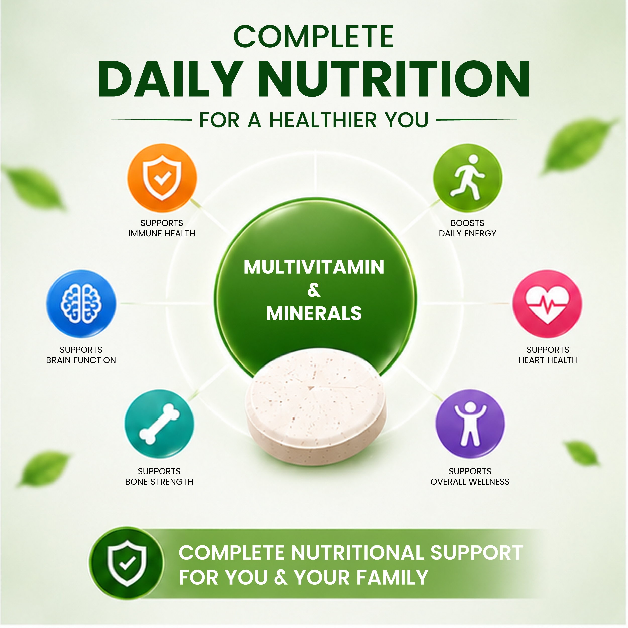 Nutriaf Multivitamin & Mineral Tabs 30's
