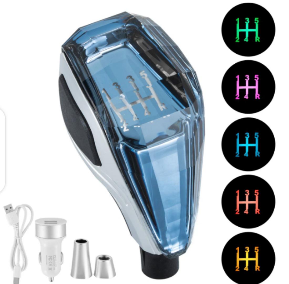 crystal gear knob 5-speed pattern