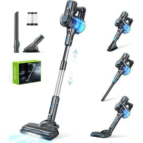 oraimo CyberVac 180W Wireless Stick Vacuum Cleaner Advanced Filtration Self-standing Design Powerful Suction, Quicker Dust Collection Adjustable Telescopic Rod