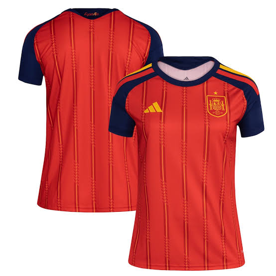 World Cup Jersey 2026, Spain Home  Authentic Player Original Jersey 2026 World Cup Edition - Premium Red Football Kit - La Roja Unisex Sports Tee