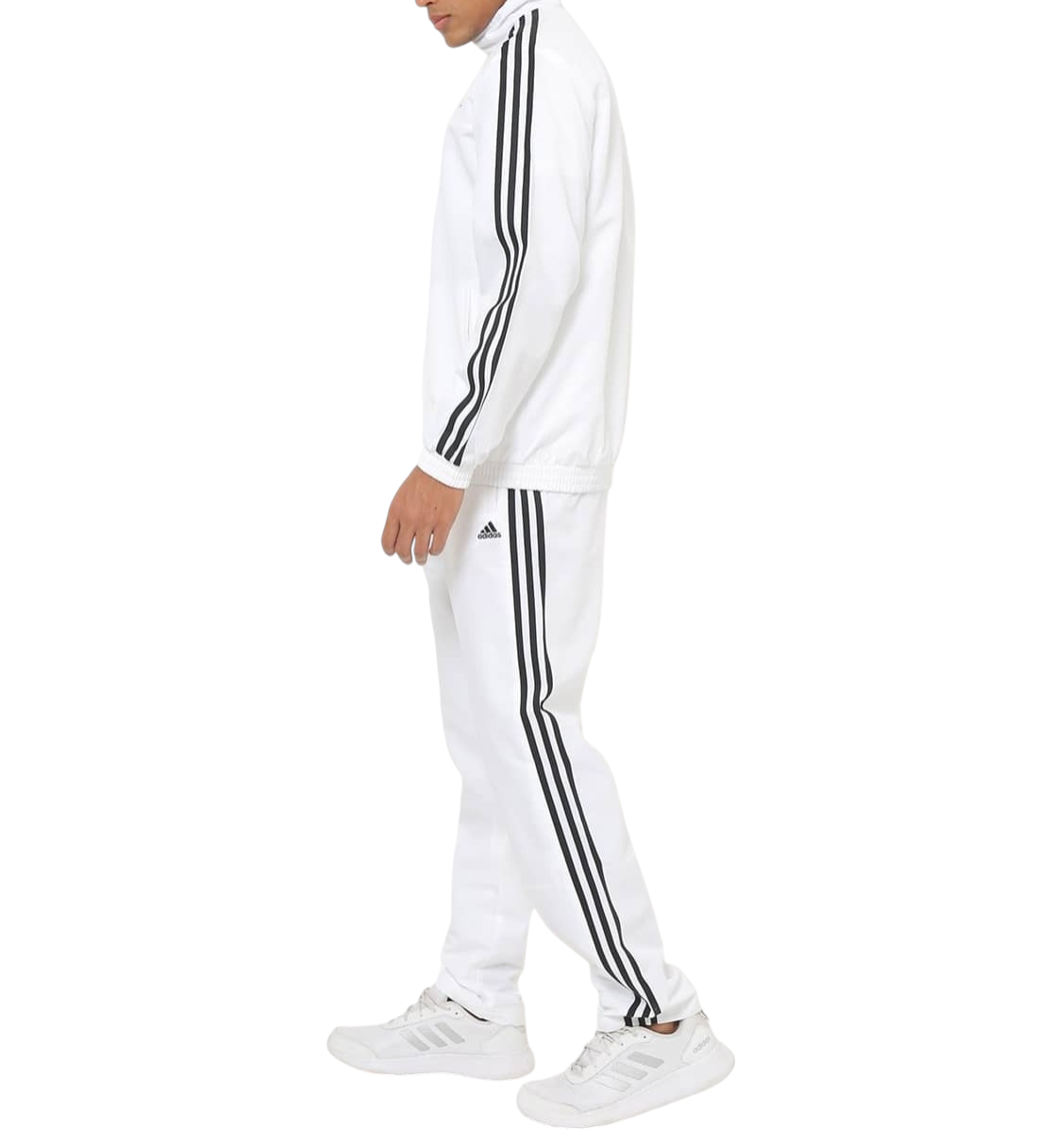 Adidas Originals Tracksuit Set - Classic Black & White Unisex Sports Jacket & Joggers Sweatsuit - Premium Athletic Streetwear-Men'S Clothing Tops Jackets Casual Jacket