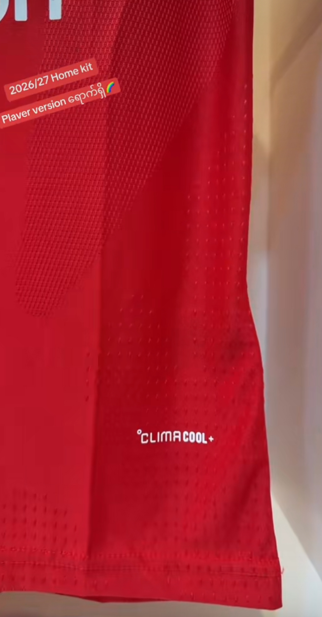 🔥 New 26/27 Original  Player/Authentic Version Manchester United Jersey – Home Premium Quality Football Shirt – Breathable player Edition