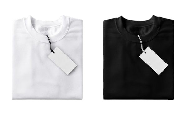 Premium Plain T-Shirts 100% Cotton Heavyweight Crewneck Tee – Men’s & Women’s Unisex Casual Short Sleeve Blanks – Black & White Sizes M-2XL