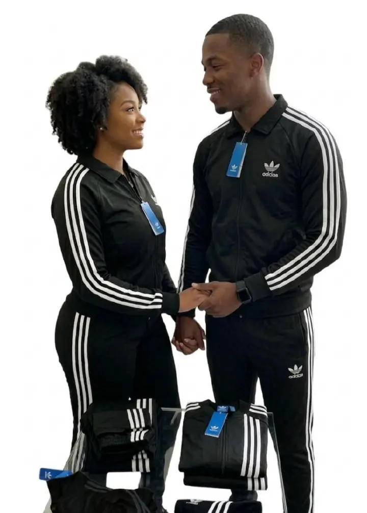 Premium Classic Tracksuit Set - Classic Black & White Unisex Sports Jacket & Joggers Sweatsuit - Premium Athletic Streetwear-Men'S Clothing Tops Jackets Casual Jacket