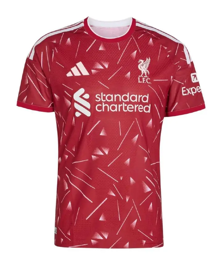Liverpool Home Jersey 2026/2027 New Season - Premium Original, Authentic Player Version Red & White Football Kit - Authentic Unisex Sports Apparel.