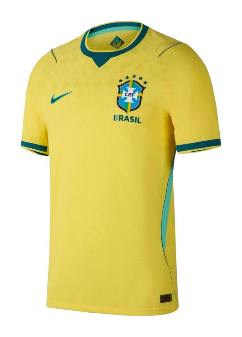 World Cup Jersey 2026, Brazil Home Original Authentic Player Version Jersey 2026 World Cup Edition - Premium Yellow Football Kit - Unisex Sports Tee