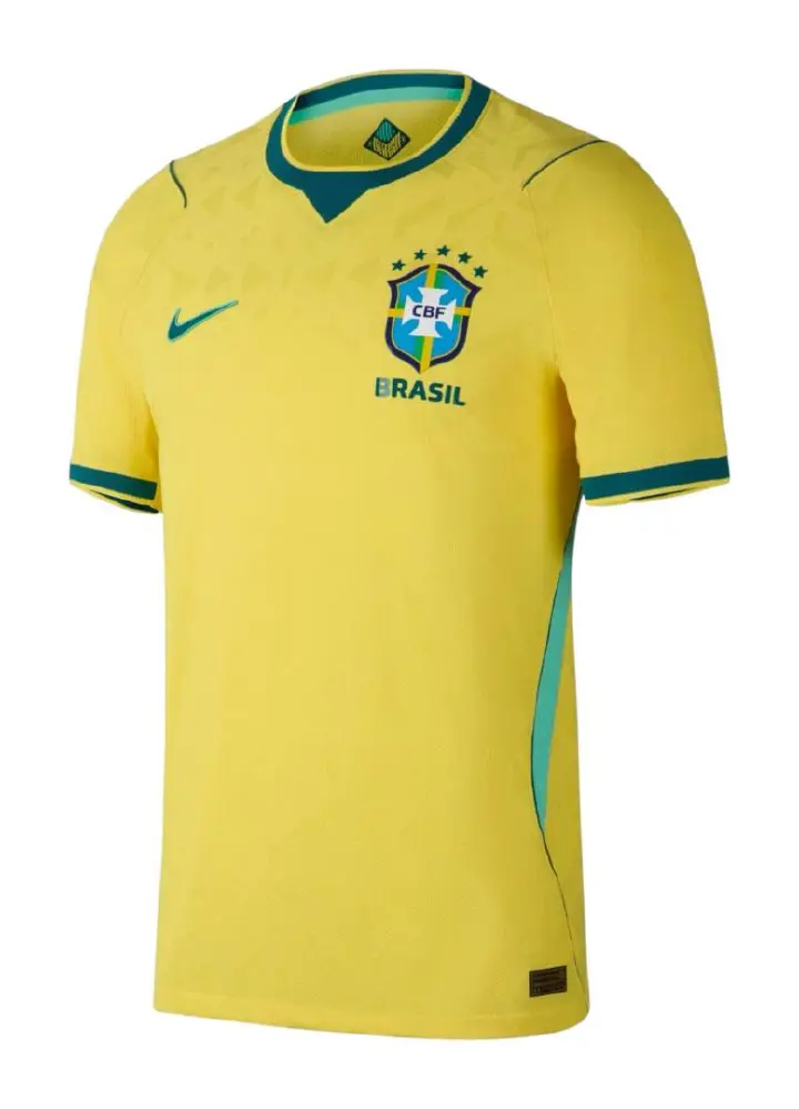 World Cup Jersey 2026, Brazil Home Original Authentic Player Version Jersey 2026 World Cup Edition - Premium Yellow Football Kit - Unisex Sports Tee