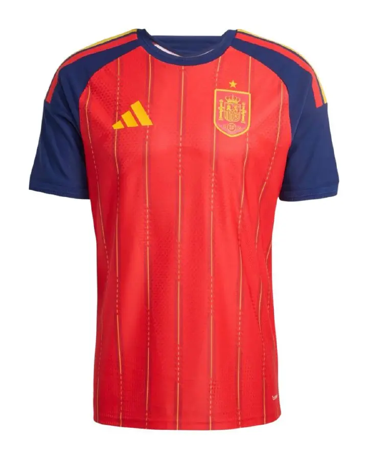 World Cup Jersey 2026, Spain Home  Authentic Player Original Jersey 2026 World Cup Edition - Premium Red Football Kit - La Roja Unisex Sports Tee