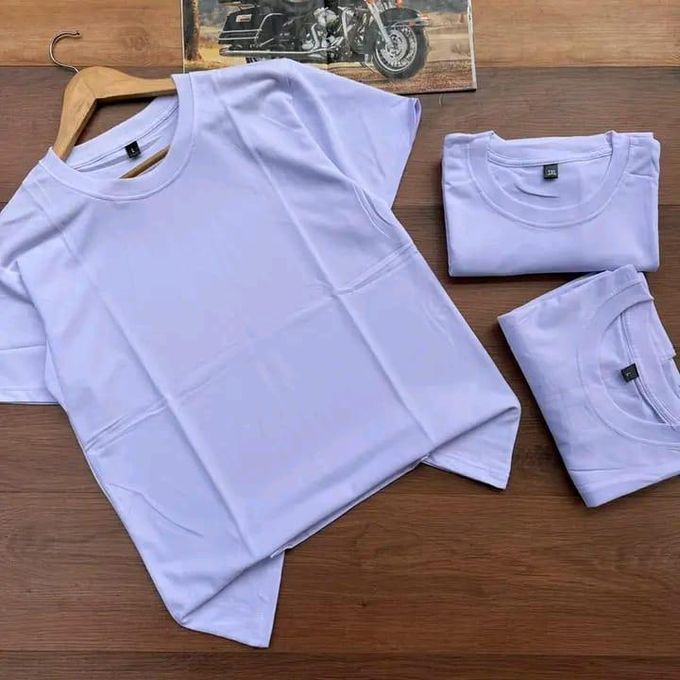 Premium Plain T-Shirts 100% Cotton Heavyweight Crewneck Tee – Men’s & Women’s Unisex Casual Short Sleeve Blanks – Black & White Sizes M-2XL