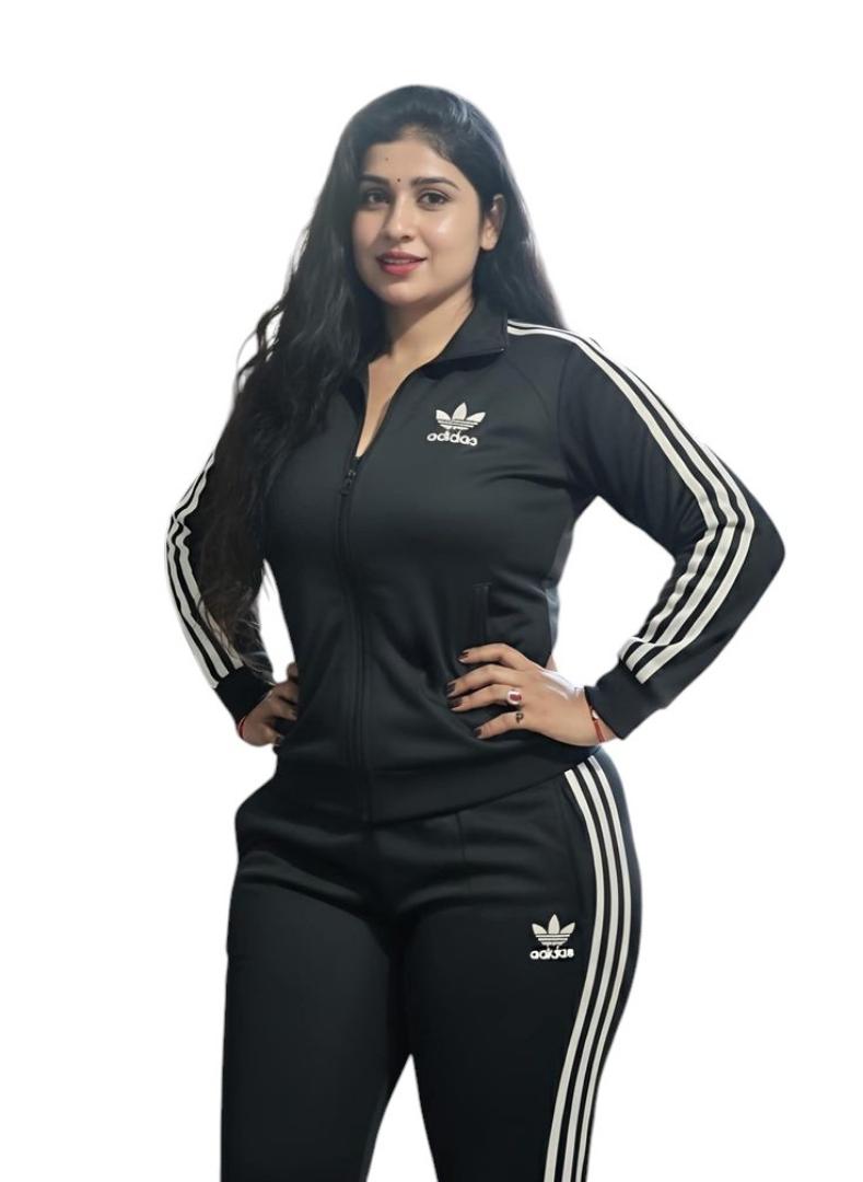 Adidas Originals Tracksuit Set - Classic Black & White Unisex Sports Jacket & Joggers Sweatsuit - Premium Athletic Streetwear-Men'S Clothing Tops Jackets Casual Jacket