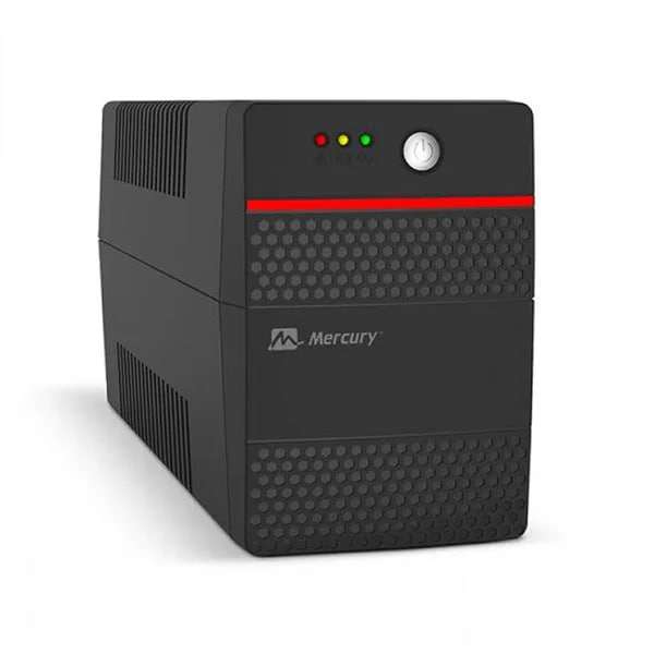 Mercury Maverick 650 VA, 850 VA, 1050VA UPS Capacity, Built-in Self-diagnostic Function, Excellent Microprocessor Control, 12V / 8.2AH Battery, Alarm System, Optional No-load Shutdown, Black