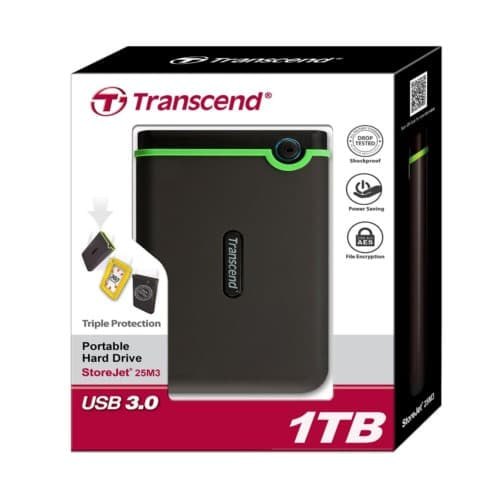 Transcend 1TB Storejet External Hard Disk