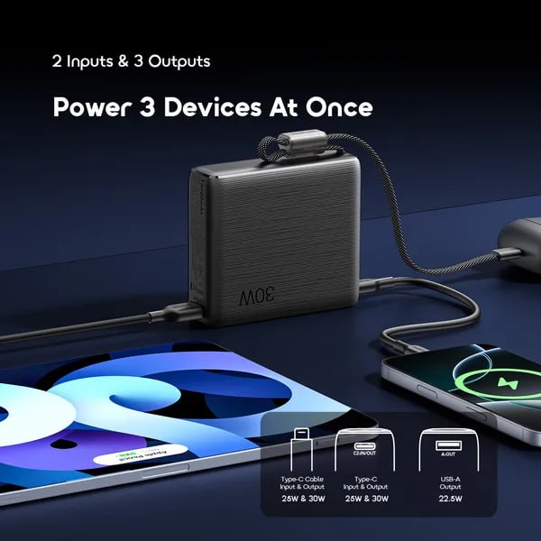oraimo PowerNova 20000mAh 30W Power Bank Pocket Size