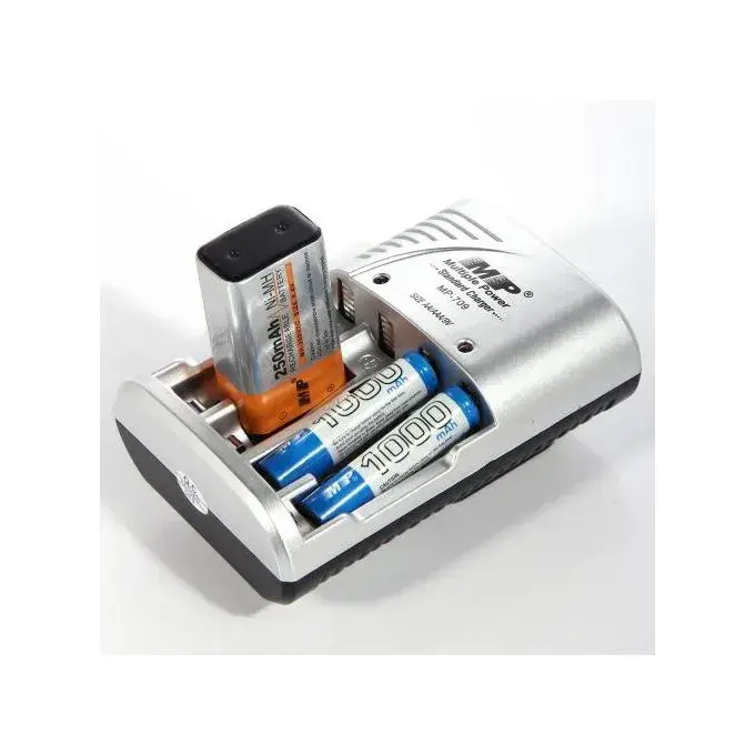 Multiple Power MP Standard Charger For Batteries Size AA/AAA/9V with UK - 3 PIN Plug