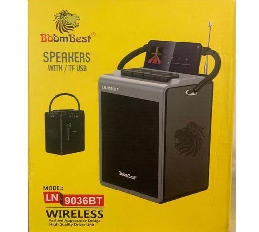 BoomBest Powerful Bass Bluetooth Speaker with TF/USB & Long Playtime & 30Watts Power