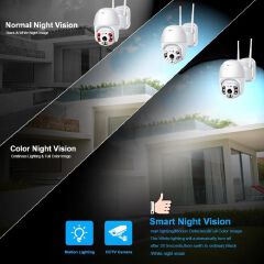 Dual-Color 3MP WIFI Security Cameras Outdoor APP CCTV Two Ways AUDIO Speed Dome Wireless Surveillance IP Camera