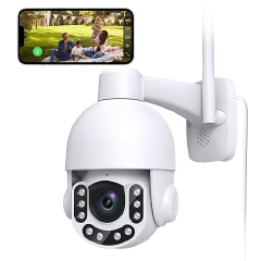 Dual-Color 3MP WIFI Security Cameras Outdoor APP CCTV Two Ways AUDIO Speed Dome Wireless Surveillance IP Camera